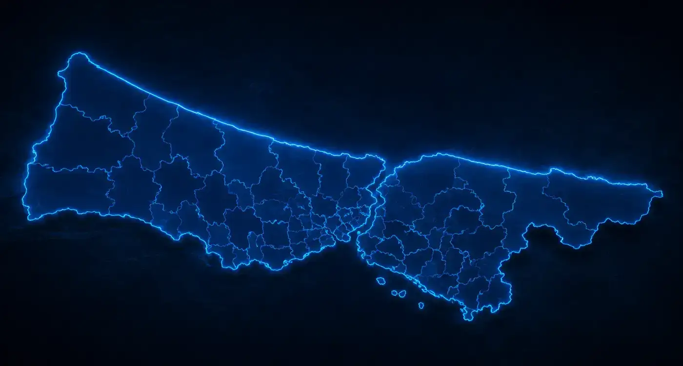 İstanbul 39 ilçe korsan taksi hizmet haritası